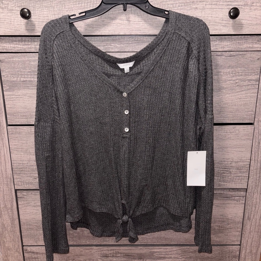 Tresics Charcoal Button-Down Shirt